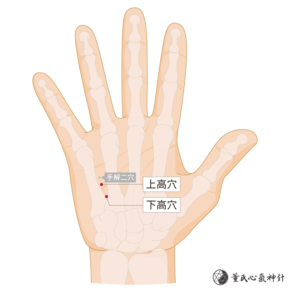 上高穴、下高穴-右手