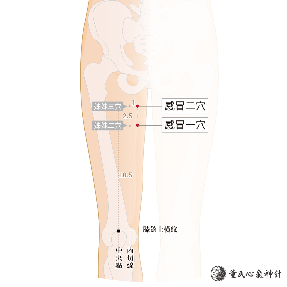 感冒一穴、感冒二穴